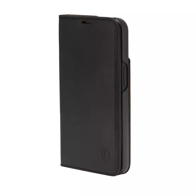 Folio maciņš JT BERLIN BookCase Tegel Black iPhone 15 Pro 15.5 cm