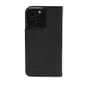 JT BERLIN BookCase Tegel Black ādas folio maciņš iPhone 15 15,5 cm