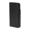 JT BERLIN BookCase Tegel Black ādas folio maciņš iPhone 15 15,5 cm