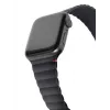 Decoded Silicone Magnetic Traction Strap Lite – Melna silikona siksniņa Apple pulkstenim