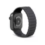 Decoded Silicone Magnetic Traction Strap Lite – Melna silikona siksniņa Apple pulkstenim