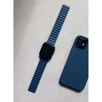 Decoded D21AWS44TS3SMNY Navy Silikona Magnētiska Siksniņa Apple Watch