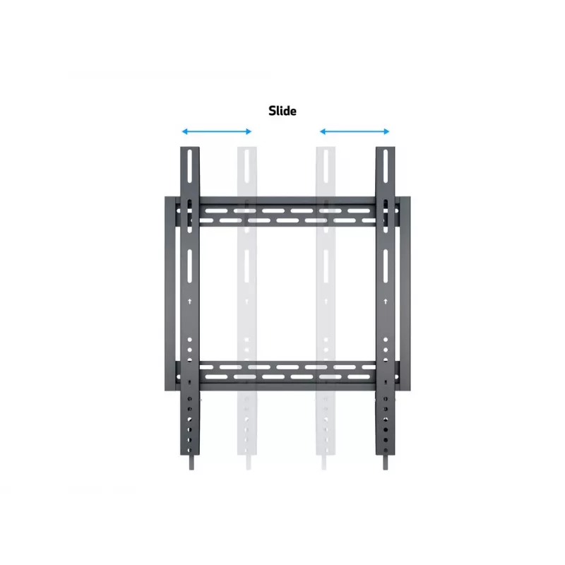 Sienas stiprinājums MULTIBRACKETS M Universal HD Portrait 60–100 collu ekrāniem, VESA 200x200–400x600, 100 kg, melns