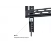 Sienas stiprinājums MULTIBRACKETS M Universal HD Portrait 60–100 collu ekrāniem, VESA 200x200–400x600, 100 kg, melns
