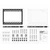 Sienas stiprinājums MULTIBRACKETS M Universal HD Portrait 60–100 collu ekrāniem, VESA 200x200–400x600, 100 kg, melns