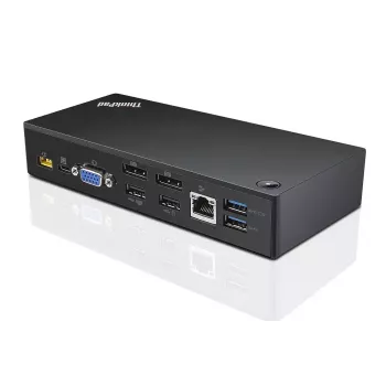 Lenovo 40A90090EU dokstacija/portu replikators Vadu USB 3.2 Gen 1 (3.1 Gen 1) Type-C Melns