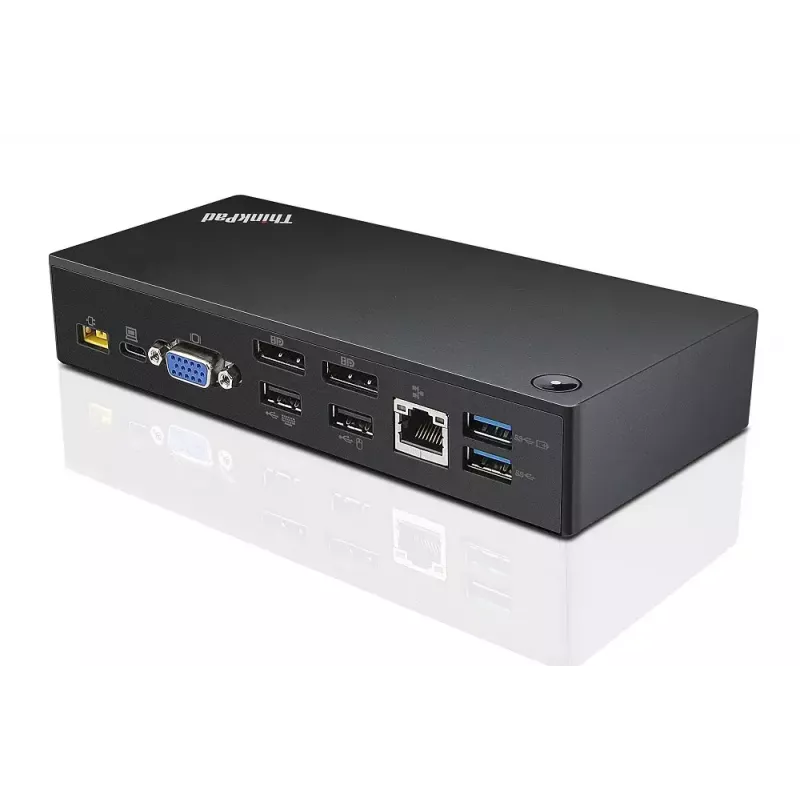 Lenovo 40A90090EU dokstacija/portu replikators Vadu USB 3.2 Gen 1 (3.1 Gen 1) Type-C Melns