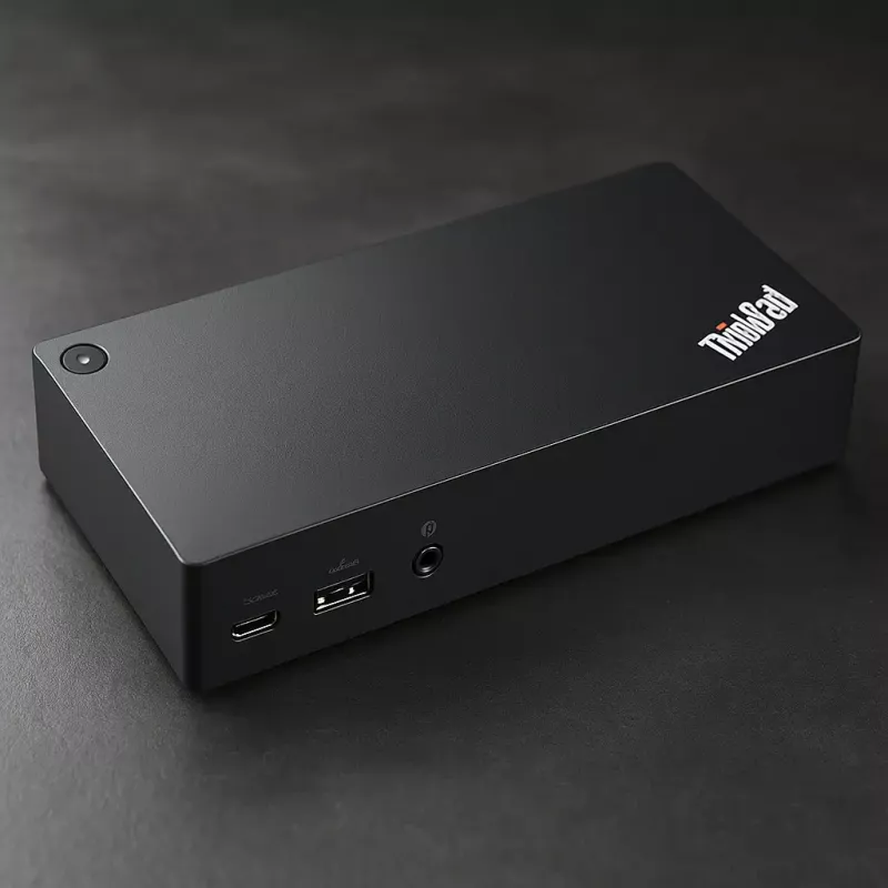 Lenovo 40A90090EU dokstacija/portu replikators Vadu USB 3.2 Gen 1 (3.1 Gen 1) Type-C Melns