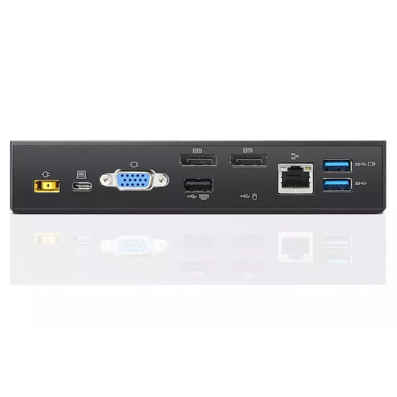 Lenovo 40A90090EU dokstacija/portu replikators Vadu USB 3.2 Gen 1 (3.1 Gen 1) Type-C Melns