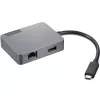 Lenovo USB-C Travel Hub Gen2 – kompakts USB 2.0 Type-C daudzportu adapteris