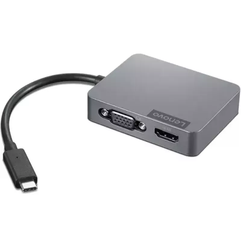 Lenovo USB-C Travel Hub Gen2 – kompakts USB 2.0 Type-C daudzportu adapteris