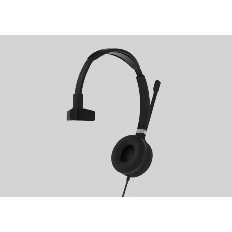 Yealink UH36 Mono vadu austiņas ar mikrofonu, USB Type-A, melns/sudrabs
