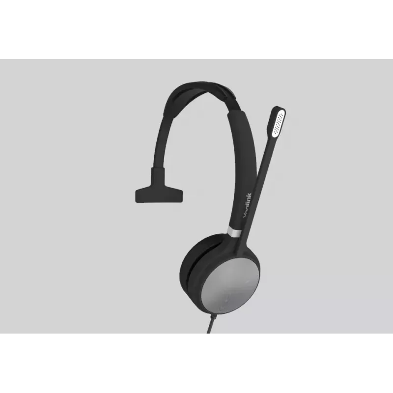 Yealink UH36 Mono vadu austiņas ar mikrofonu, USB Type-A, melns/sudrabs