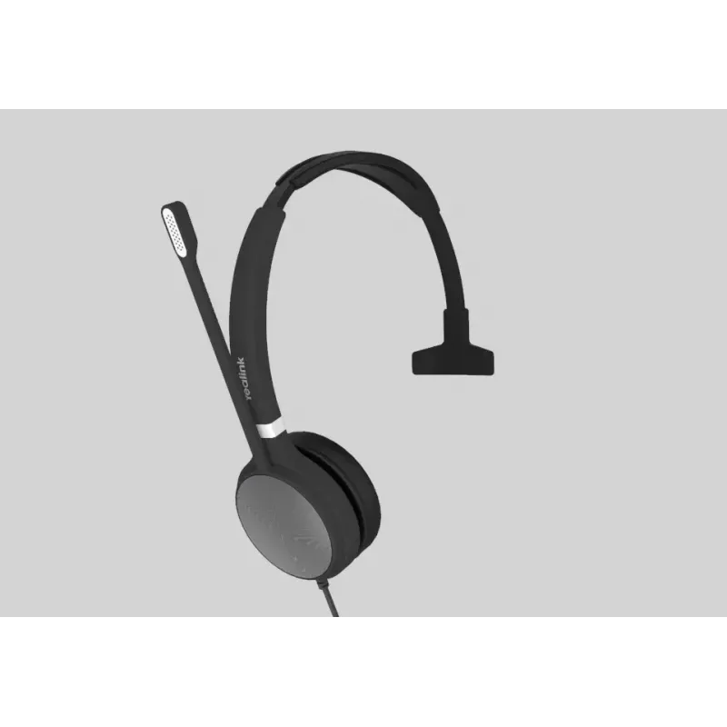 Yealink UH36 Mono vadu austiņas ar mikrofonu, USB Type-A, melns/sudrabs