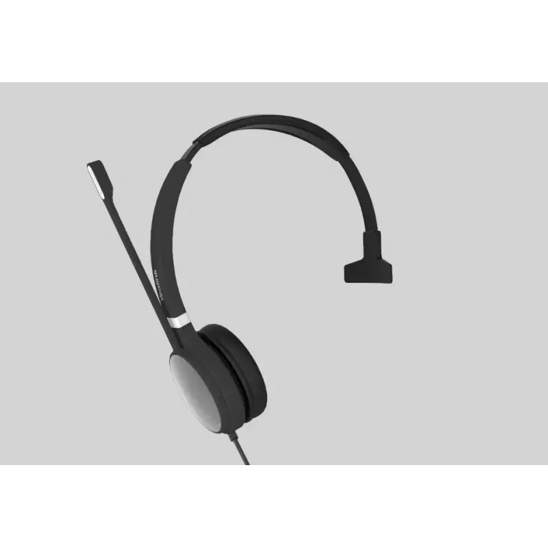 Yealink UH36 Mono vadu austiņas ar mikrofonu, USB Type-A, melns/sudrabs