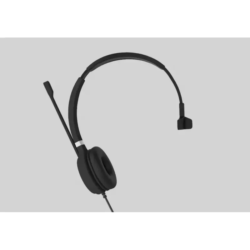 Yealink UH36 Mono vadu austiņas ar mikrofonu, USB Type-A, melns/sudrabs