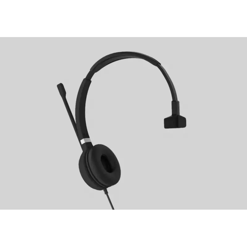 Yealink UH36 Mono vadu austiņas ar mikrofonu, USB Type-A, melns/sudrabs