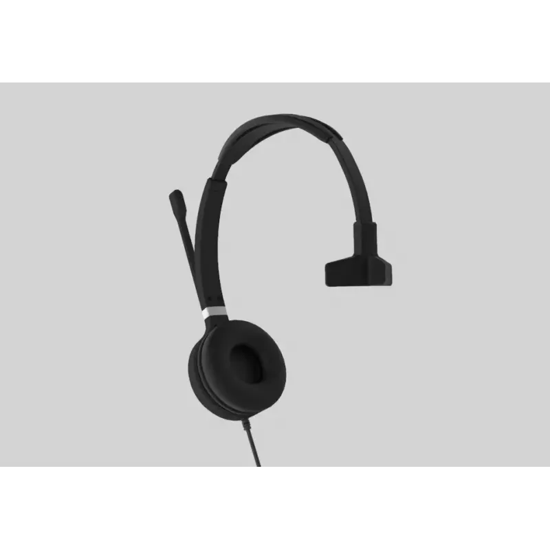 Yealink UH36 Mono vadu austiņas ar mikrofonu, USB Type-A, melns/sudrabs