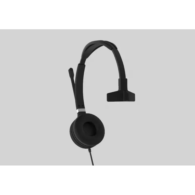 Yealink UH36 Mono vadu austiņas ar mikrofonu, USB Type-A, melns/sudrabs