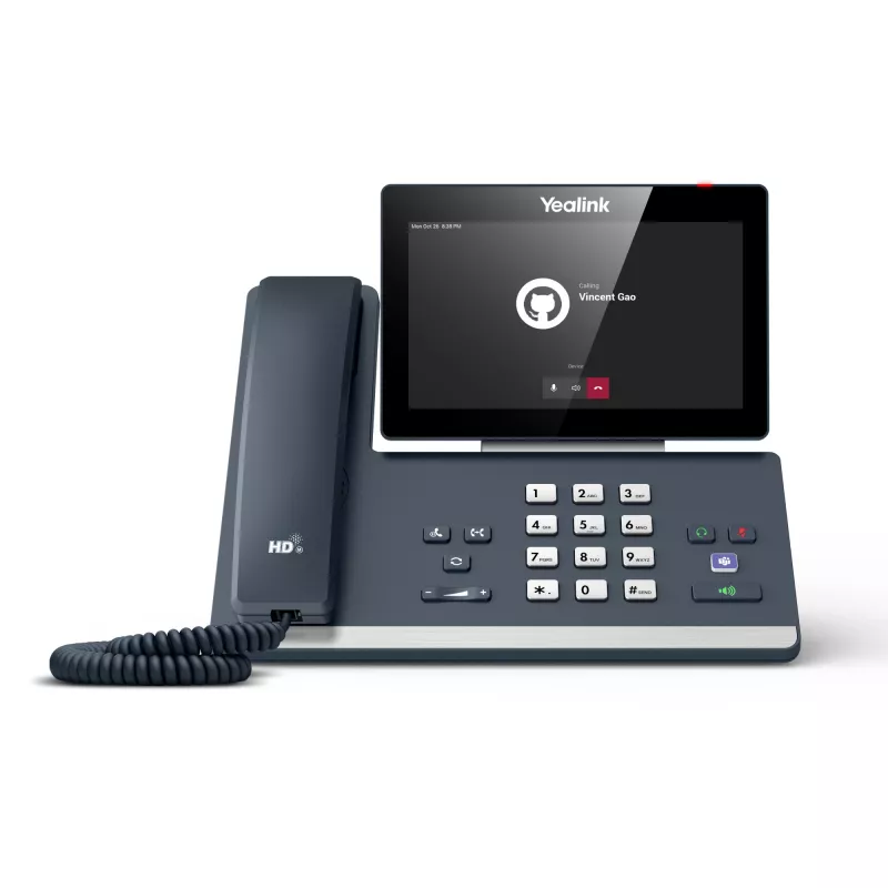 Yealink MP58 Microsoft Teams Edition IP telefons, pelēks, vadu klausule, darbvirsmas, Android, Microsoft Teams