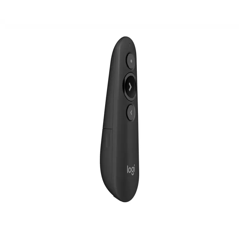 Bezvadu prezentācijas rādītājs Logitech R500s Bluetooth RF Graphite ar lāzera rādītāju