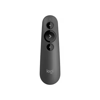 Bezvadu prezentācijas rādītājs Logitech R500s Bluetooth RF Graphite ar lāzera rādītāju