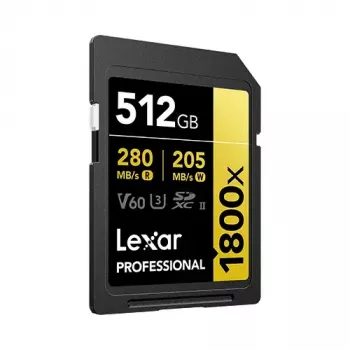 Atmiņas karte Lexar 512GB UHS-II SDXC Professional 1800x