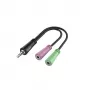 Hama 00200352 audio kabelis 0.15 m 3.5mm 2 x 3.5mm Melns