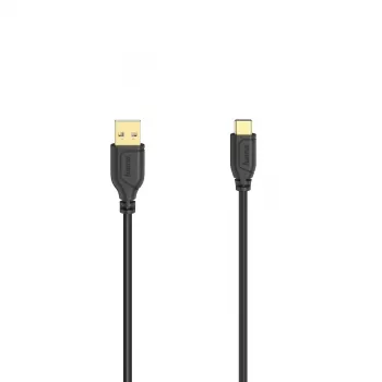 Hama 00200634 USB kabelis USB 2.0 0.75 m USB A USB C Melns