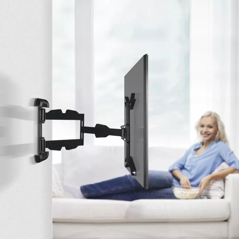 Hama TV sienas kronšteins, grozāms, izvelkams, garā roka, 165 cm (65 inch), līdz 25 kg