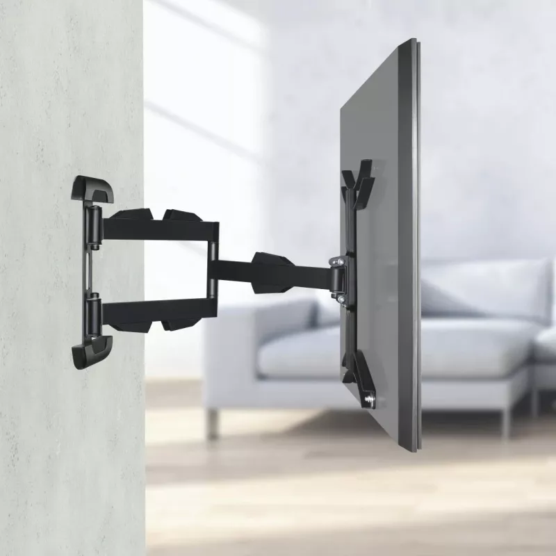 Hama TV sienas kronšteins, grozāms, izvelkams, garā roka, 165 cm (65 inch), līdz 25 kg