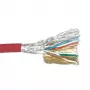 Patch kabelis ACT CAT6 S/FTP PVC savīts sarkans 305 m