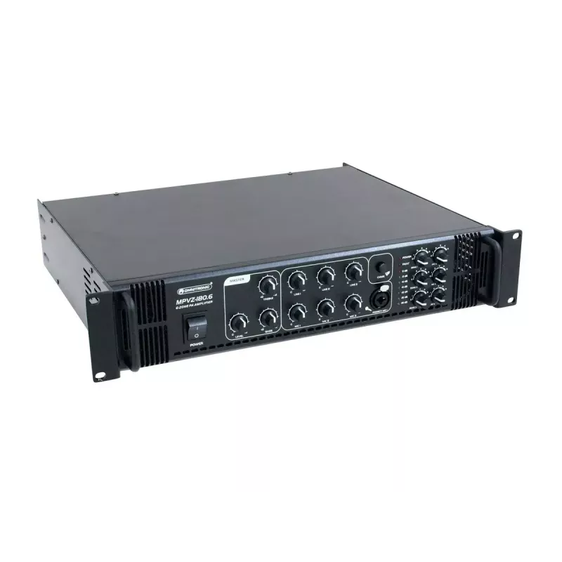 Audio pastiprinātājs Omnitronic 80709781 Performance/stage Melns
