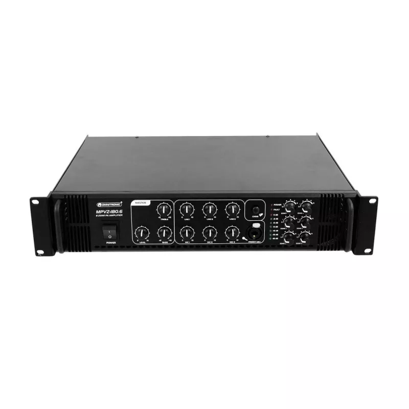 Audio pastiprinātājs Omnitronic 80709781 Performance/stage Melns