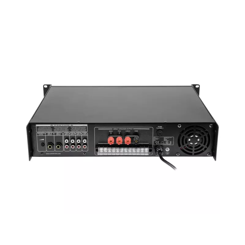 Audio pastiprinātājs Omnitronic MPVZ-120.6P Performance/stage Melns