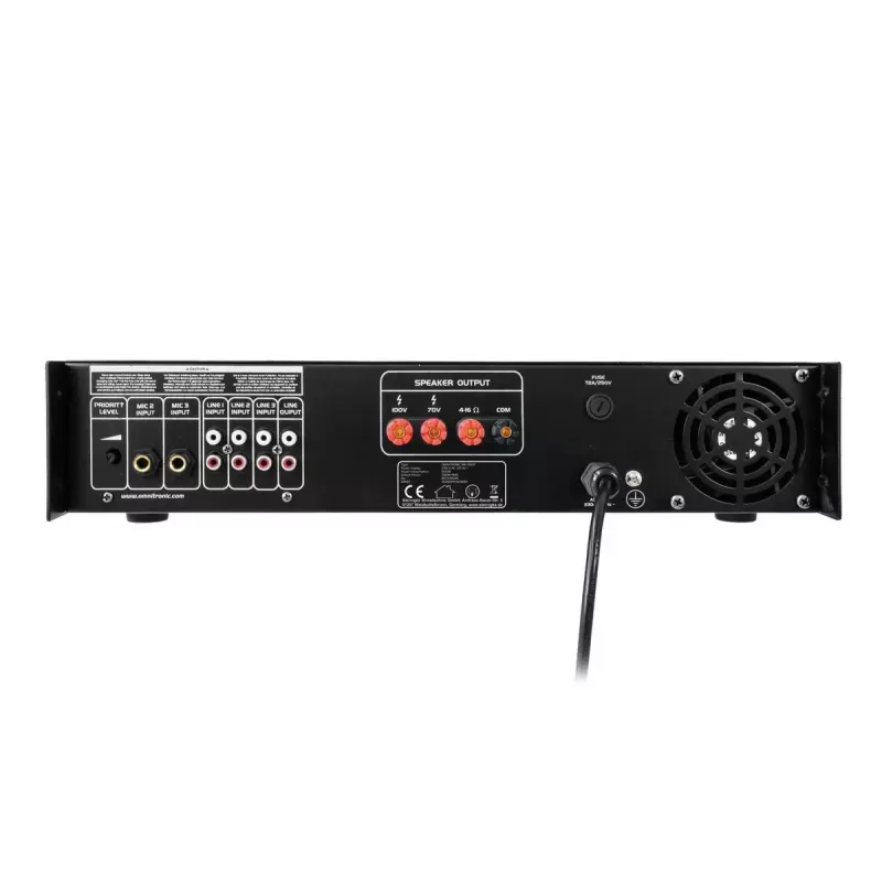 Audio pastiprinātājs Omnitronic 80709645 Performance/stage Melns
