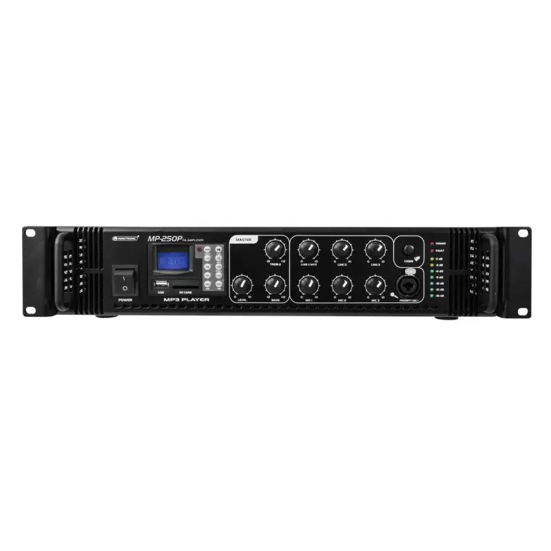Audio pastiprinātājs Omnitronic 80709641 Performance/Stage Melns