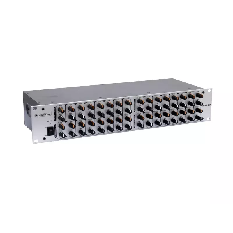 Mikseris Omnitronic MZD-88 8 kanāli 20 - 20000 Hz Sudrabs