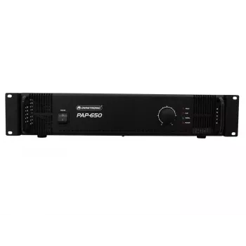 Audio pastiprinātājs Omnitronic 80709820 Performance/Stage Melns