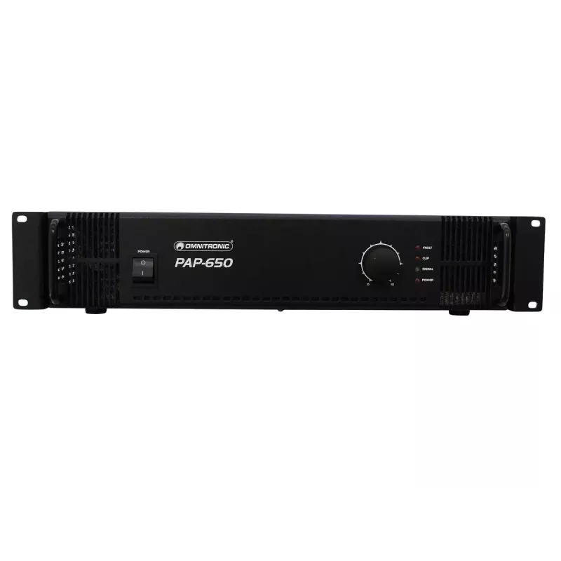 Audio pastiprinātājs Omnitronic 80709820 Performance/Stage Melns