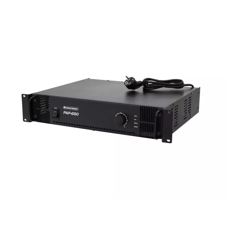 Audio pastiprinātājs Omnitronic 80709820 Performance/Stage Melns