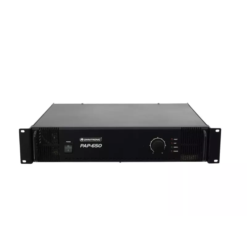 Audio pastiprinātājs Omnitronic 80709820 Performance/Stage Melns