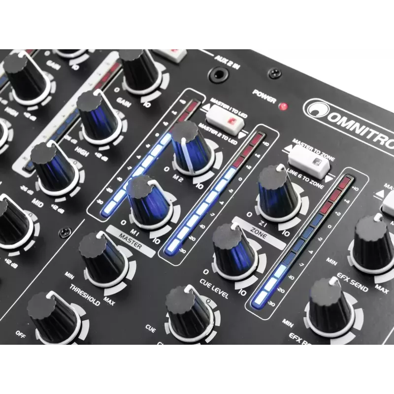 Mikseris Omnitronic CM-5300 5 kanāli 20 - 20000 Hz Melns
