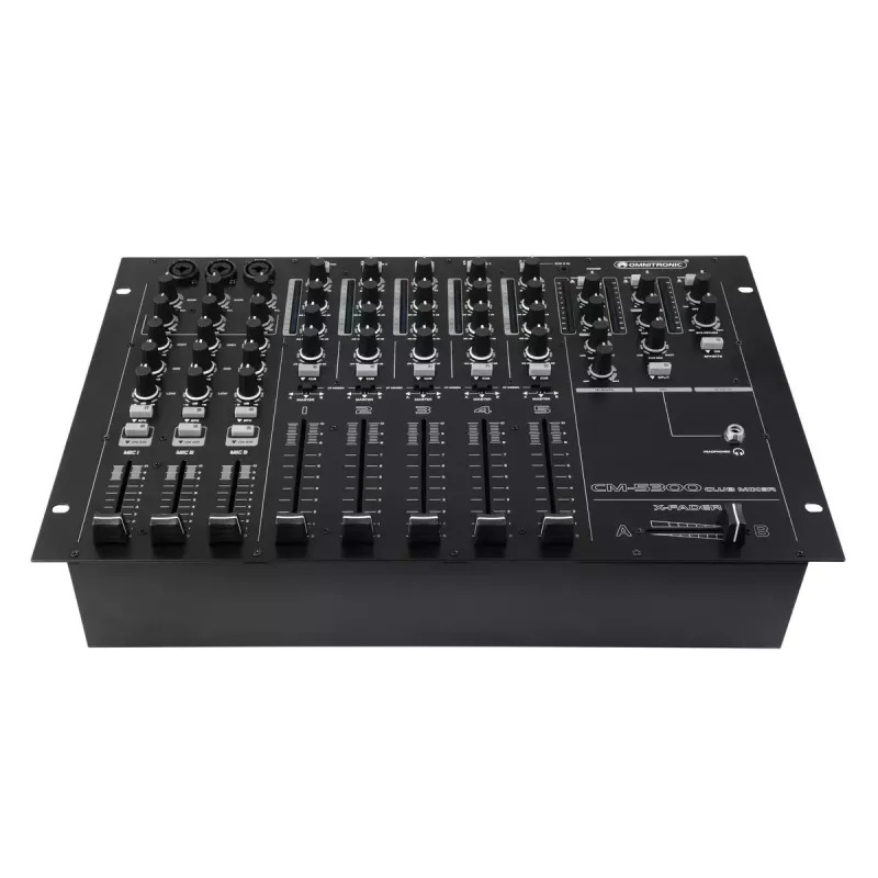 Mikseris Omnitronic CM-5300 5 kanāli 20 - 20000 Hz Melns