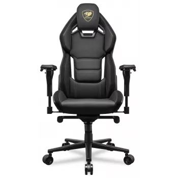 Spēļu krēsls COUGAR Gaming Hotrod Royal, melns, polsterēts sēdeklis