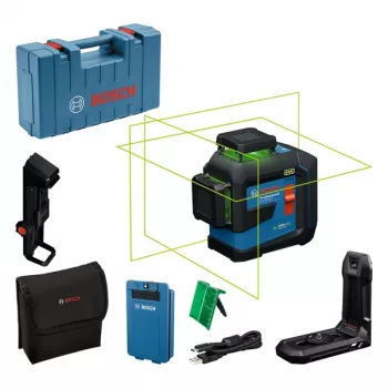 Bosch GLL 80-33 G profesionālais līniju līmenis 30 m 500-540 nm (<10mW)