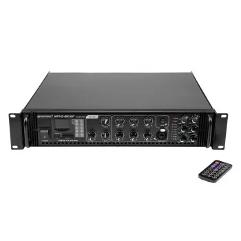 Audio pastiprinātājs Omnitronic 80709782 180W A/B klase Melns