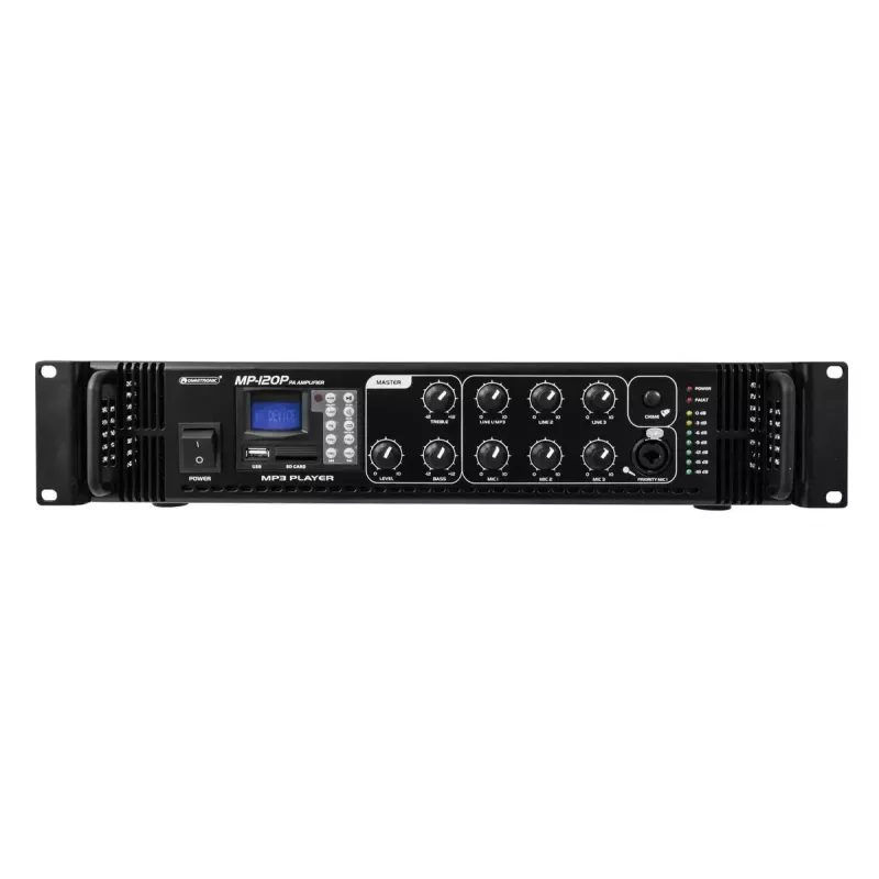 Audio pastiprinātājs Omnitronic 80709621 Performance/stage Melns