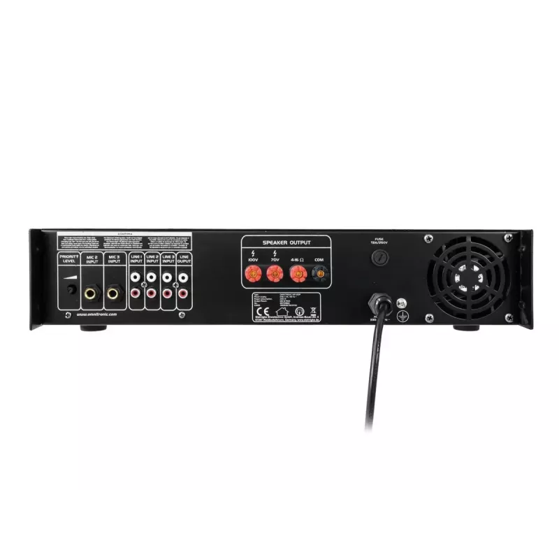 Audio pastiprinātājs Omnitronic 80709621 Performance/stage Melns
