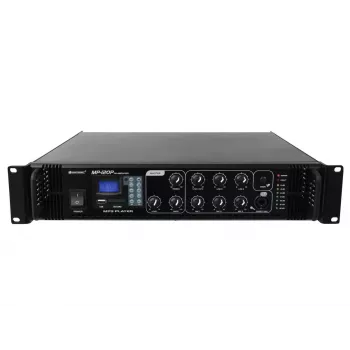 Audio pastiprinātājs Omnitronic 80709621 Performance/stage Melns